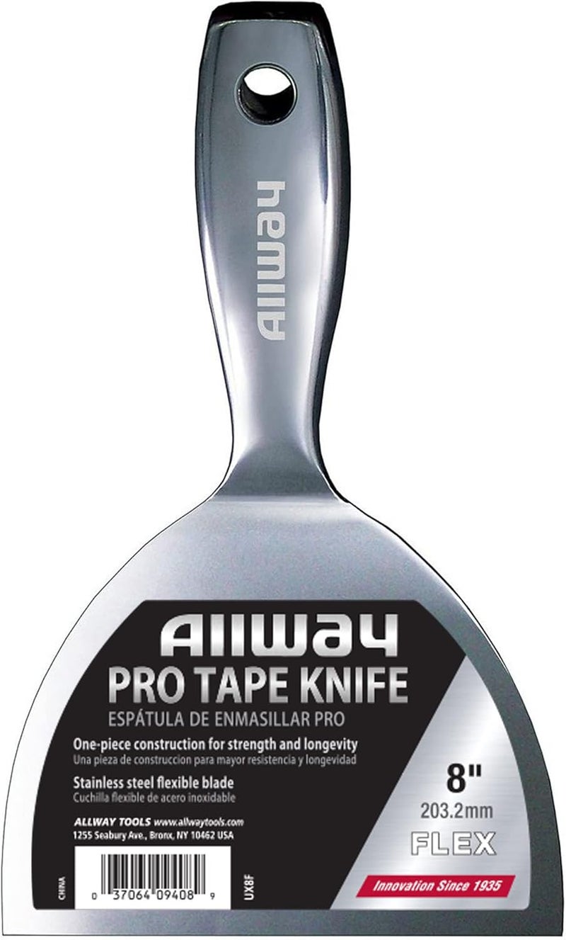 Allway UX8F Premium One-Piece Flex Stainless Steel Joint Knife, 8" - Image 2